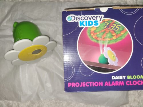 Discovery Kids Daisy Bloom Projection Alarm Clock Flower Projects Images NEW