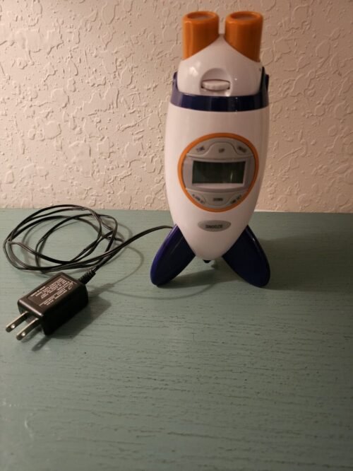 Discovery Kids Rocket Projector Digital Alarm Clock WORKING
