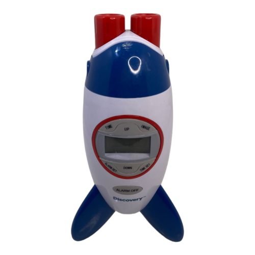 Discovery Kids Rocket Ship Projection Alarm Clock WORKS B6