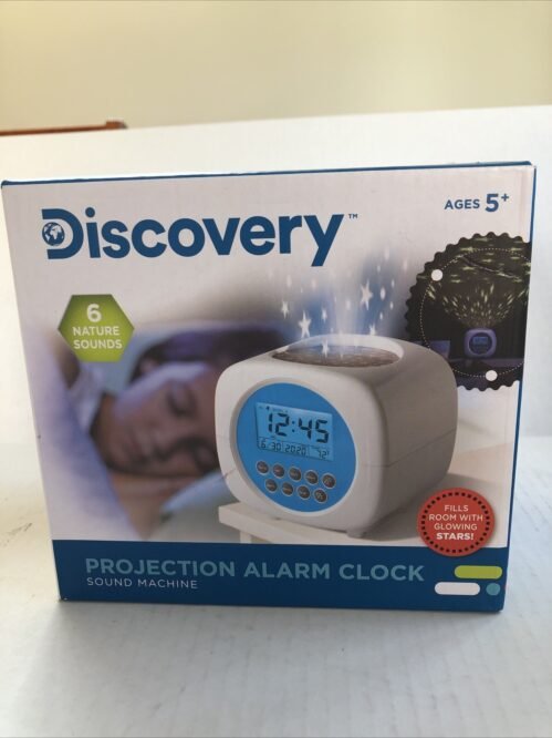 Discovery Projection Alarm Clock/Sound Machine (6 Nature Sounds + Stars)