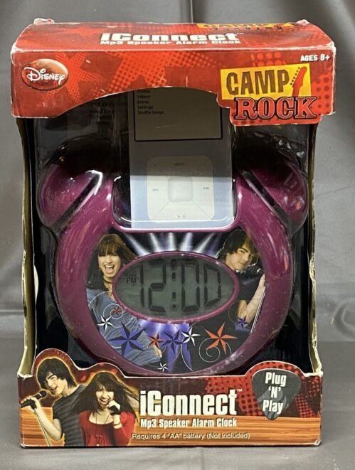 Disney Camp Rock iConnect Mp3 Speaker Alarm Clock