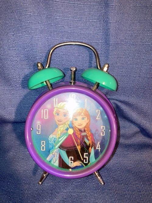 Disney Frozen Childrens Twin Bell Alarm Clock