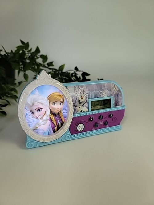 Disney Frozen Digital Alarm Clock Elsa Anna Olaf Night Light, Plays “Let It Go”