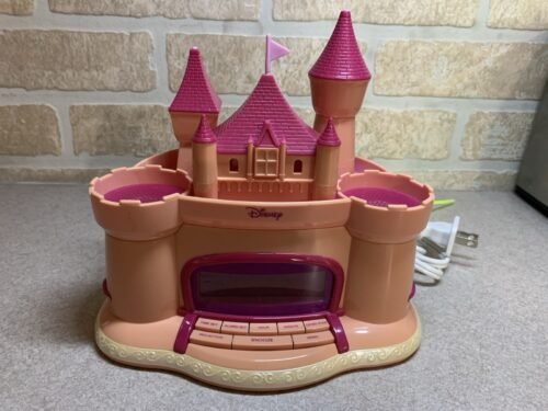 Disney Princess Castle Story Telling Alarm Clock AM/FM Radio Projector WORKING