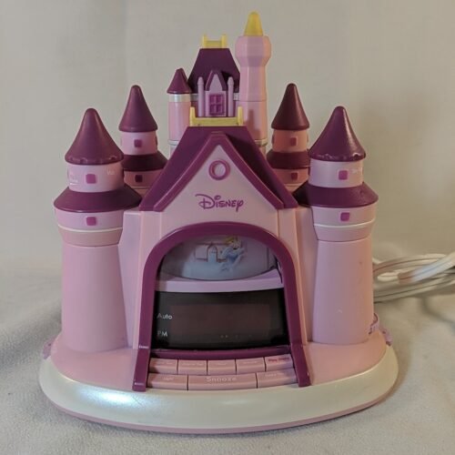 Disney Princess Castle Storytelling Alarm Clock Radio Pink P350ACR Kids Girls