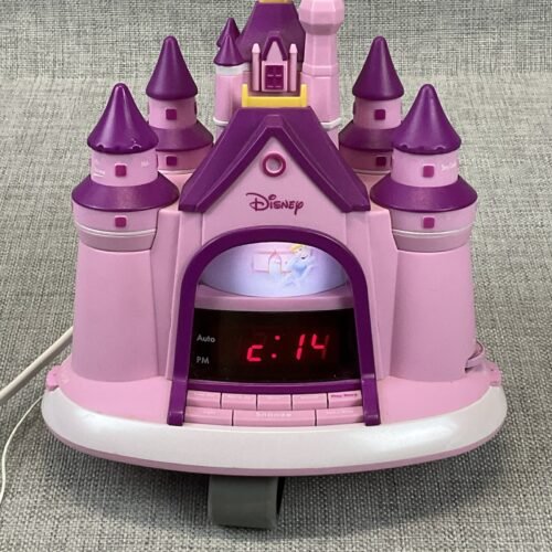 Disney Princess Castle Story Telling Radio Alarm Clock Night Light