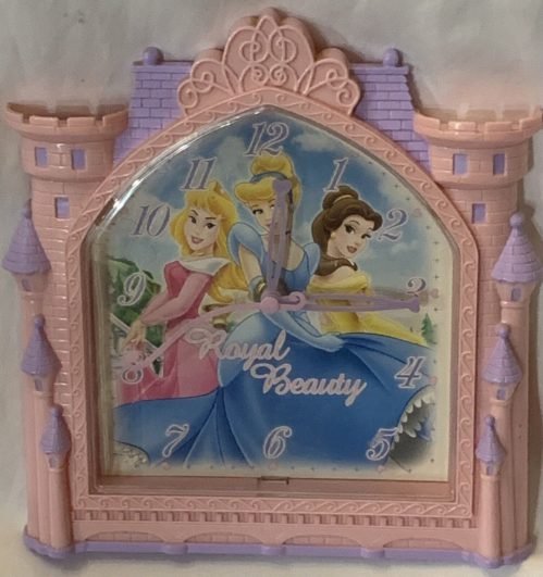 Disney Princess Castle Wall Clock - Pink/Purple — SO CUTE!