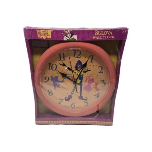 Disney's The Hunchback of Notre Dame Bulova Wall Clock Clopin Trouillefou C5575