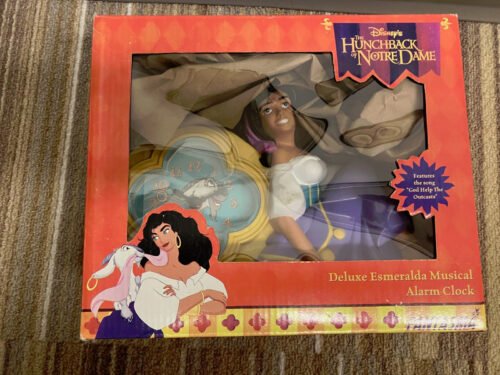 Disney's The Hunchback Of Notre Dame Deluxe Esmeralda Musical Alarm Clock
