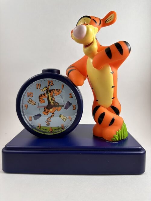 Disney Tigger Alarm Clock Tigger Sounds Glow In Dark Clock Hands Tested Working