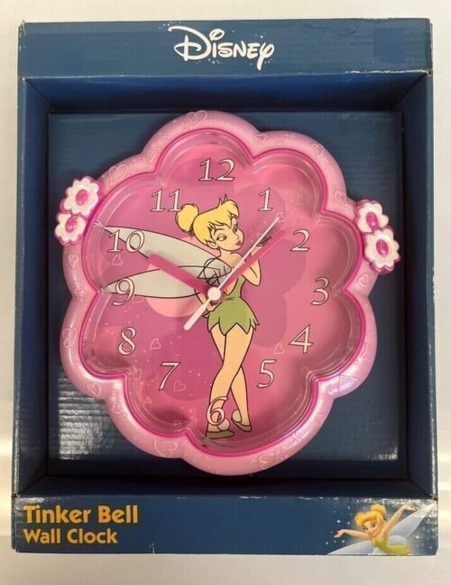 Disney Tinker Bell Wall Clock - Pink