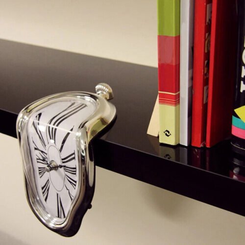 Distorted Wall Clocks Surrealist Salvador Dali Style Wall Watch DecoratiNG