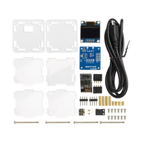 DIY Digital Clock Kit ESP8266 DIY Alarm Clock for Office Living Room Indoor