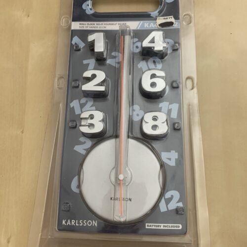 Dly Clock Design Your Own Time Wall Clock Creative Novelty Great Fun Gift! NOS