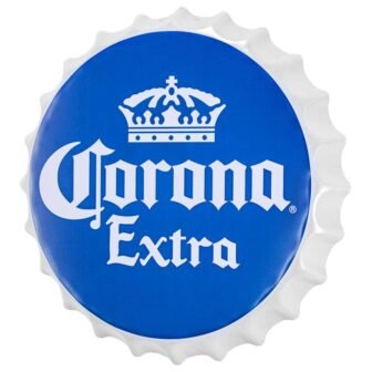 Dome Shaped Metal Wall Art Sign-Retro Room Decor for Bar, Man Cave,...
