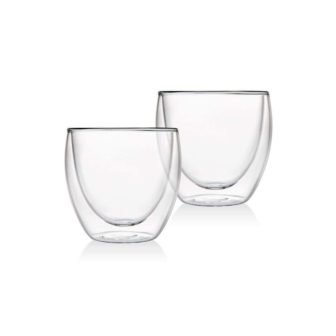 Double Wall 2.5 oz. Coffee mugs (Pair of 2)