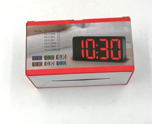 DreamSky Compact Digital Alarm Clock with USB Port