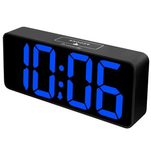 DreamSky Large Digital Alarm Clock Big Numbers for Seniors & Visually Impaired -