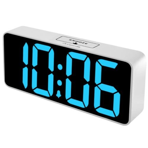 DreamSky Large Digital Alarm Clock Big Numbers for Seniors & Visually Impaired -