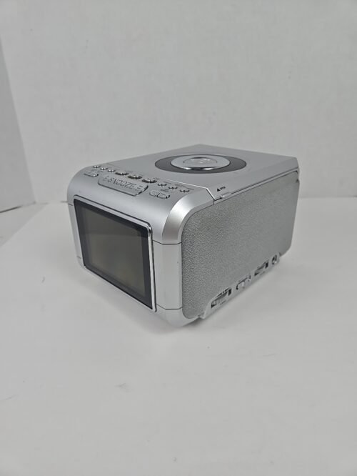 Durabrand - CD Clock AM/FM Alarm Radio Sleep Timer - Silver (CDR-1906)
