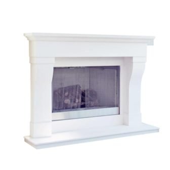 Dynasty Chateau 72 in. x 54-3/8 in. Full Surround Mantel in Natural...