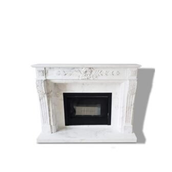 Dynasty Fountainbleus 72 in. x 54 in. Full Surround Mantel in Natural...