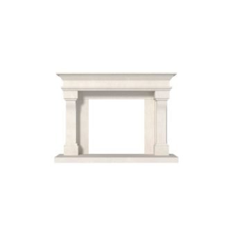 Dynasty Lyon 72 in. x 53-1/8 in. Full Surround Mantel in Natural...