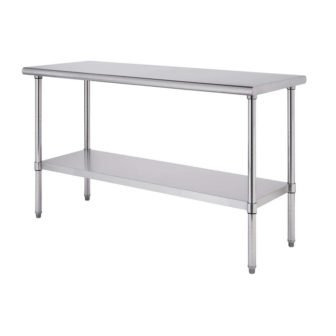 EcoStorage Stainless Steel 60 in. x 24 in. NSF Kitchen Utility Table...