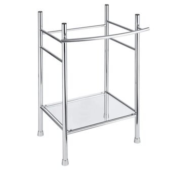 Edgemere Pedestal Leg in Polished Chrome