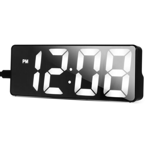 Electronic Alarm Clock Desk Digital Clocks For Bedrooms Office Travel