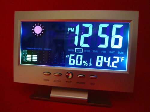Electronic Alarm Clock/ digital Calendar. USB connectivity or batteries.