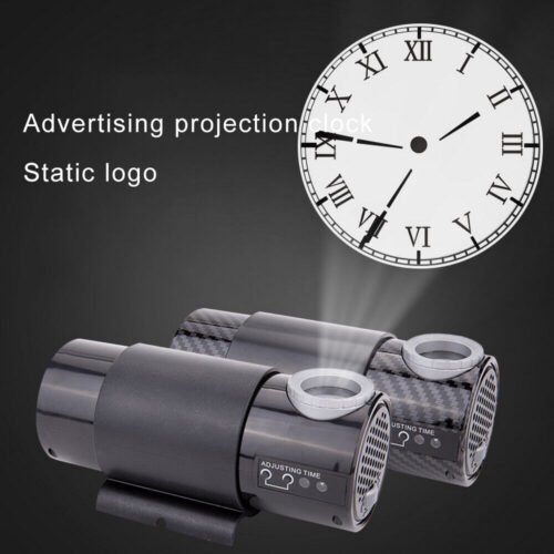 Electronic LivingRoom Projection Wall Clock BELL LED Projector Cold Light Remote