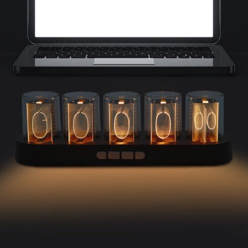 EleksTube RGB Nixie Tube Clock Glow Customized Dial Styles Display Gifts US#