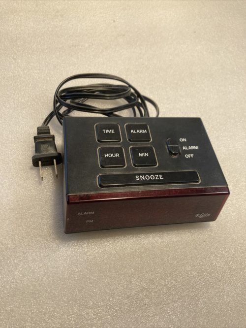 Elgin Digital Alarm Clock Model 4046 Basic:1932
