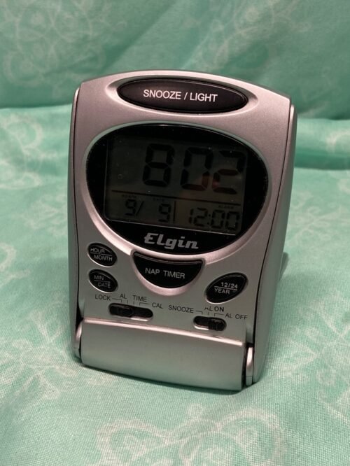 Elgin Travel Alarm , digital foldable travel alarm clock