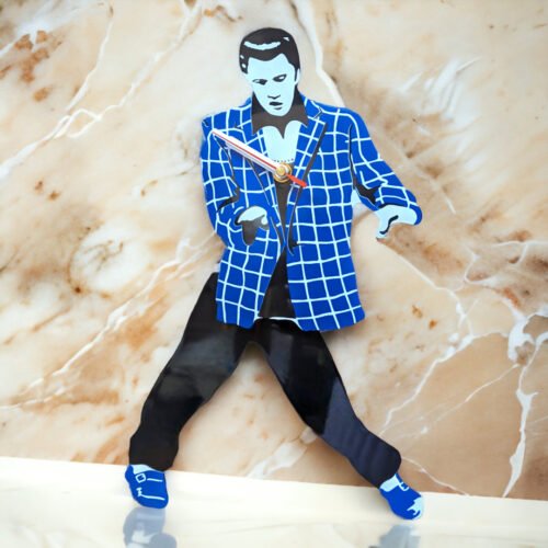 Elvis Presley Pendulum Clock / Elvis Clocks / Man Cave / Elvis Presley / Clocks