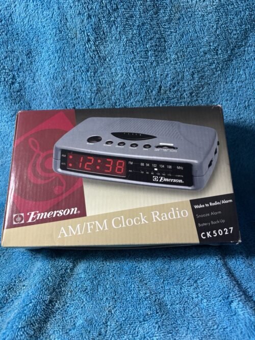 Emerson Am/Fm Clock Radio Alarm, CK5027