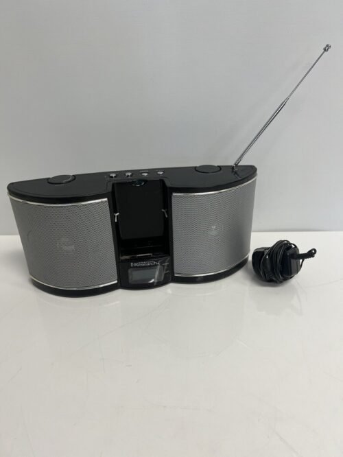 Emerson Research Alarm Radio Clock iPod Player IP100BK Tested