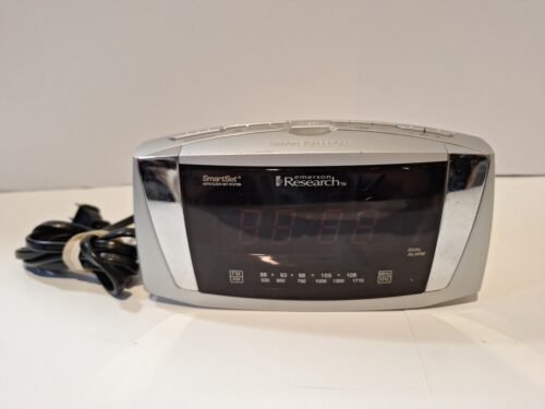 emerson research smart set alarm clock