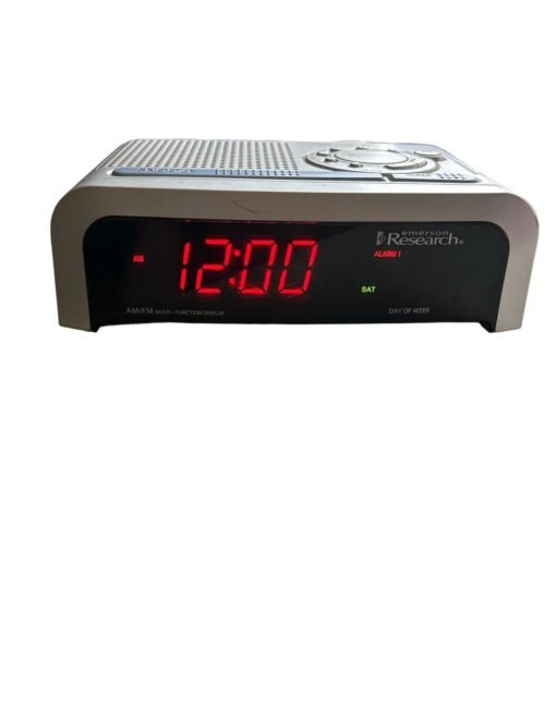 Emerson Research Smart Set CKS1855 Sure Dual Alarm Clock AMFM Radio Red Display
