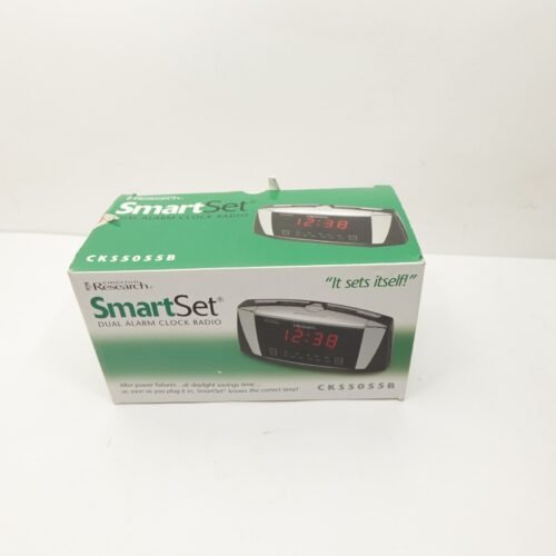 Emerson Research Smart Set Dual Auto Setting Alarm Clock # CKS 5055B