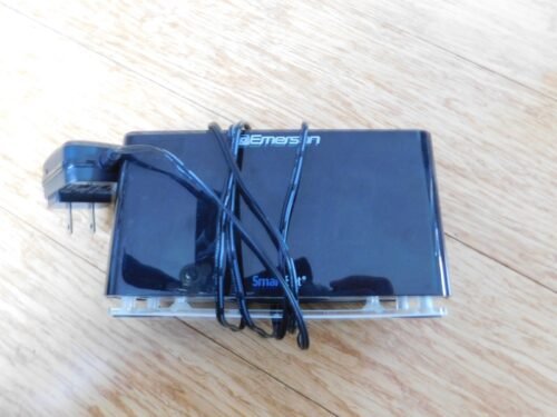 Emerson SmartSet FM Radio Alarm Clock LED CKS1507 Bluetooth USB Charging Used