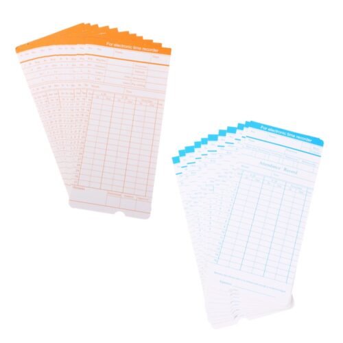 Employee Time Clocks for Monthly Clocking Cards