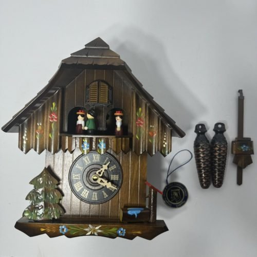 Englster River City Clocks One Day Musical hand-carved, German cuckoo clock