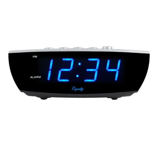 Equity by La Crosse Blue LED Digital Desktop Alarm Clock