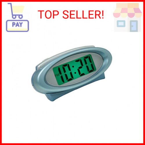 Equity by La Crosse Super Glow Backlight 30330 Digital Alarm Clock with Night Vi