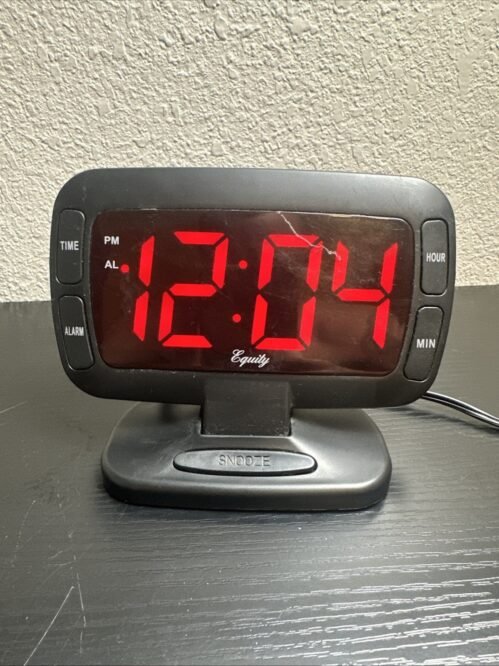 EQUITY DIGITAL ALARM CLOCK 30016 BY LA CROSSE AC POWERED
