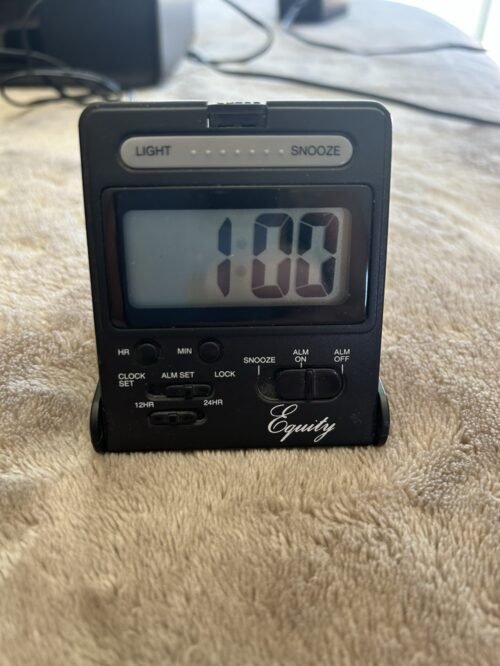 Equity Travel Alarm Clock
