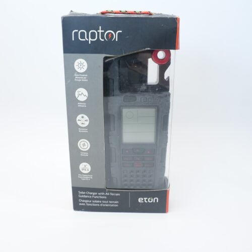 Eton Raptor Solar Power Radio CHARGER Compass Altitude Barometric Temperature
