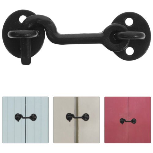 European Cast Iron Wind Hook Style Bold Door Slide Lock for Locks Doors